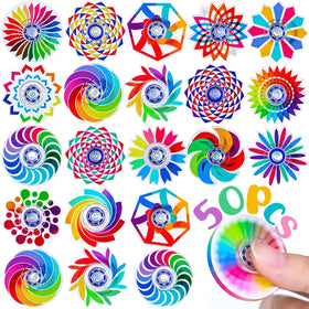 Fasray mini fidget spinners with 18 colorful designs for focus and calm.