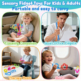 Fasray portable fidget sticks fit in pockets and desks for on the go focus