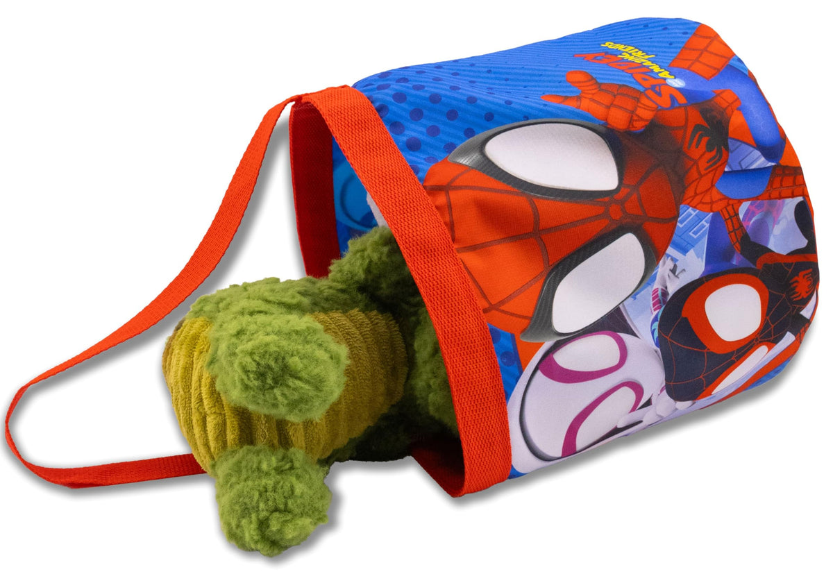 Fast Forward Spidey tote, 8-inch size, perfect for small toys and eggs.