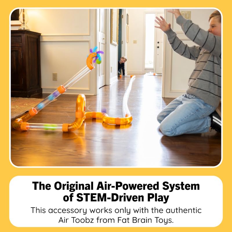 Kids using Air Toobz Mega Run tubes for building and exploring