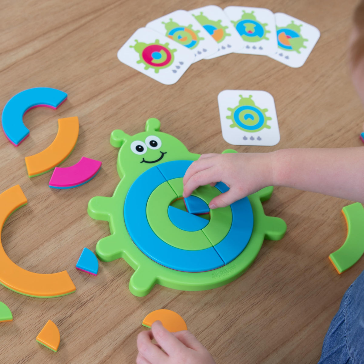 Fat Brain Toys Bugzzle 80-piece set encourages problem solving and fine motor practice through play