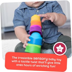 Fat Brain Toys Dimpl bubbles closeup highlighting tactile push-pop feedback.
