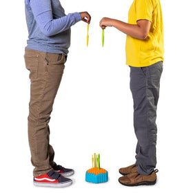 Fat Brain Toys Drop Shot two-player game invites friendly competition.