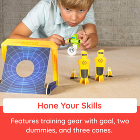 Fat Brain Toys Foosbots included coin flips add a playful decision moment.