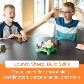 Complete Heap-O-Sheep game set for easy setup and play.