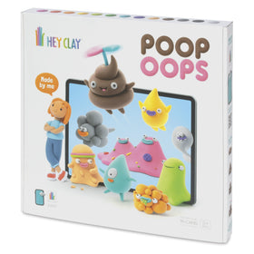 Fat Brain Toys Hey Clay Poop Oops unboxing with colorful clay cans for imaginative play