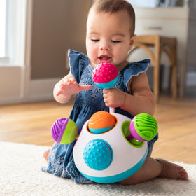 Fat Brain Toys Klickity durable materials withstand daily exploration and fun.