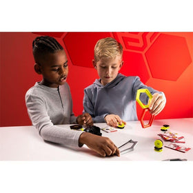 Fat Brain Toys Magshuto Stunt Park set box showcases the complete magnet toy collection