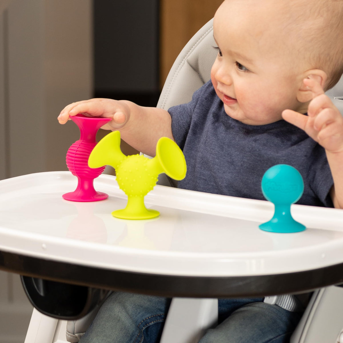 Fat Brain Toys pipSquigz for babies six months and up with engaging sounds