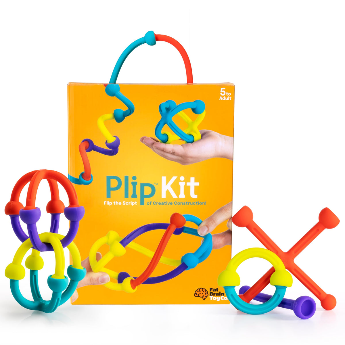 Fat Brain Toys Plip Kit building scene for imaginative structures and hands-on play.