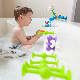 Fat Brain Toys Squigz Starter Set supports imaginative setup and multisensory exploration