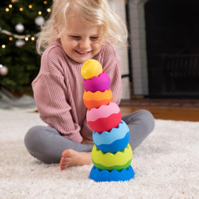 Fat Brain Toys Tobbles Neo coordination boost aids spatial reasoning during hands-on activities.