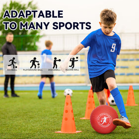 FATEUAER kickball textured surface provides a secure grip.
