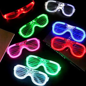 FathiSooc LED glasses green neon glow for lively events
