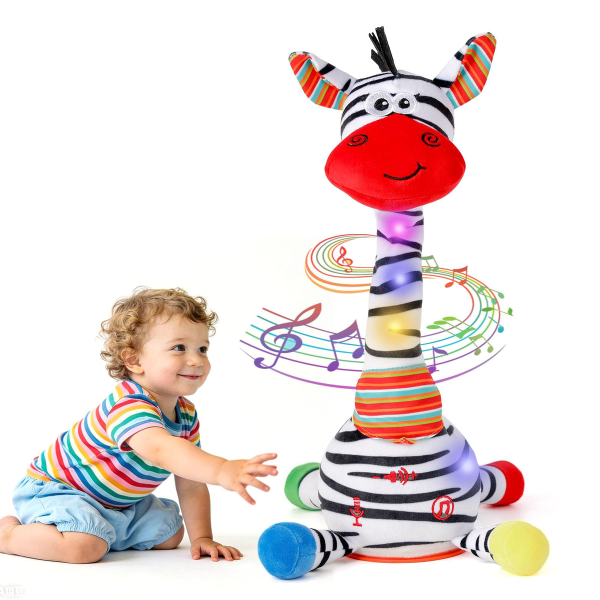 FATIRO dancing zebra toy performing song and motion for engaging playtime