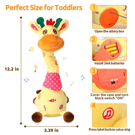 FATIRO portable giraffe toy ready for indoor and outdoor adventures.