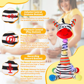 Wildlife-themed FATIRO zebra toy as party décor and gift idea
