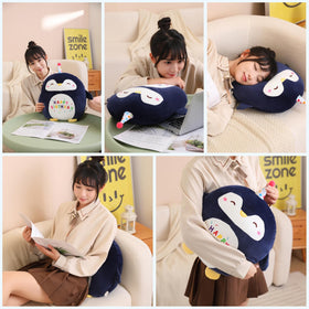 Fawowe Penguin plush pillow measures 48 cm for versatile use
