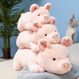 Fawowe pig weighted plush 40 cm, easy to hug.