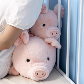 Fawowe pig weighted plush 50 cm, versatile decor.