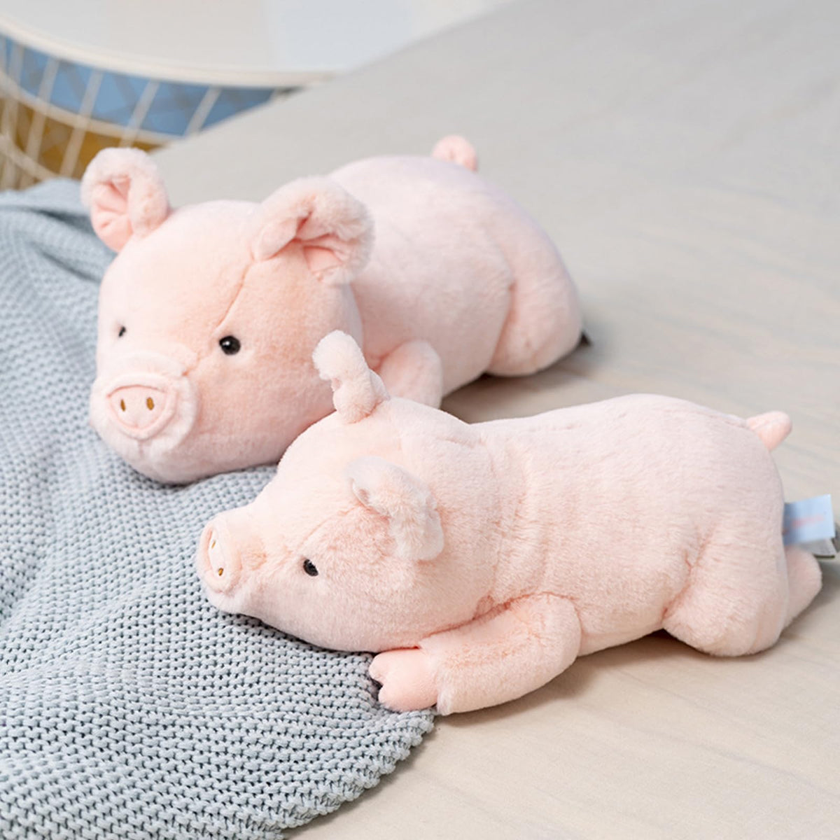Fawowe pig weighted plush 63 cm, large hug for adults.