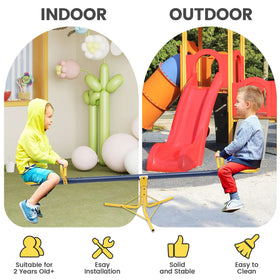 Fayesioal Teeter Totter rotation delivers 360-degree spin for fun