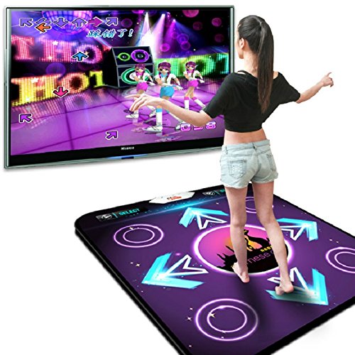 Fayle dance pad top view highlighting sensitivity and responsive playing surface.