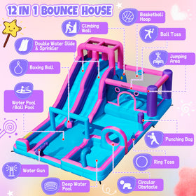 FBSPORT inflatable with wet-dry design enables flexible play indoors or outdoors