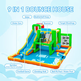 FBSPORT splash pool with sprayer for cooling playtime