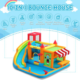 FBSPORT water slide features a large splash pool and long slide for active kids