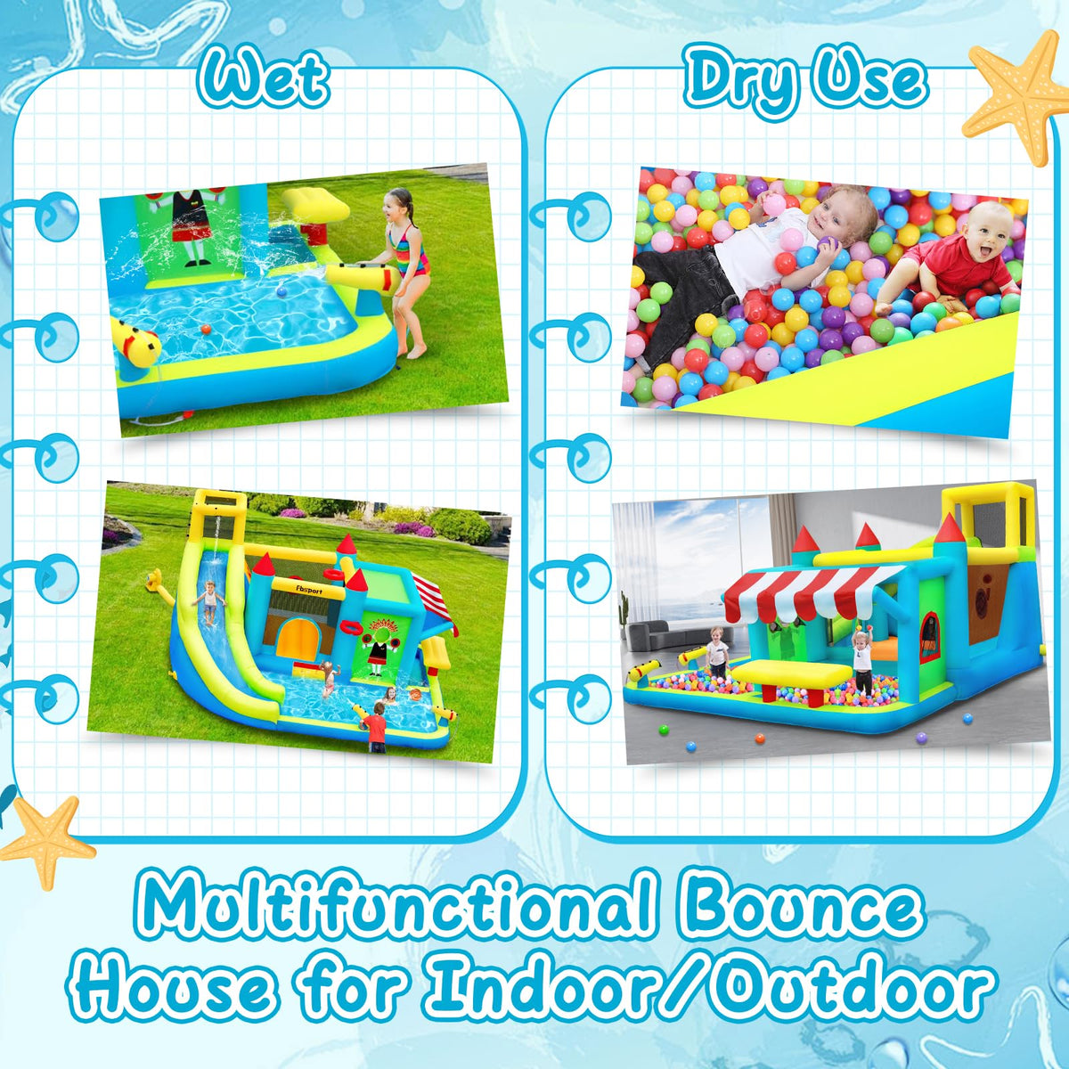 FBSPORT water cannons and darts deliver exciting water play experiences