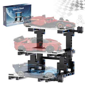 FCEYOUT display stand for Lego Speed Champions with driver's display showcases your model elegantly