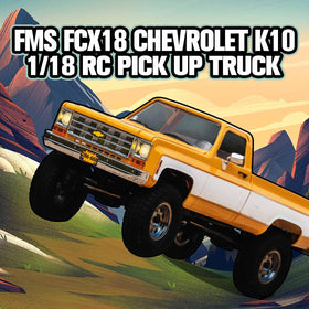 FCX18 FMS Chevrolet K10 metal bearings and servo for precise control