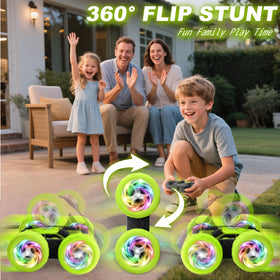 FDCTR durable ABS shell withstands tumbles during stunts.