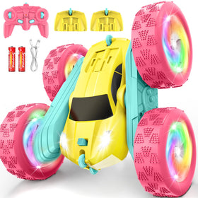 FDCTR remote control car 4WD stunt ready for indoor and outdoor adventures.