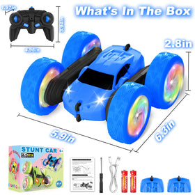 FDCTR remote control car blue box contents for immediate play.
