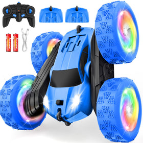 FDCTR remote control car blue front view showing easy, responsive indoor and outdoor play.