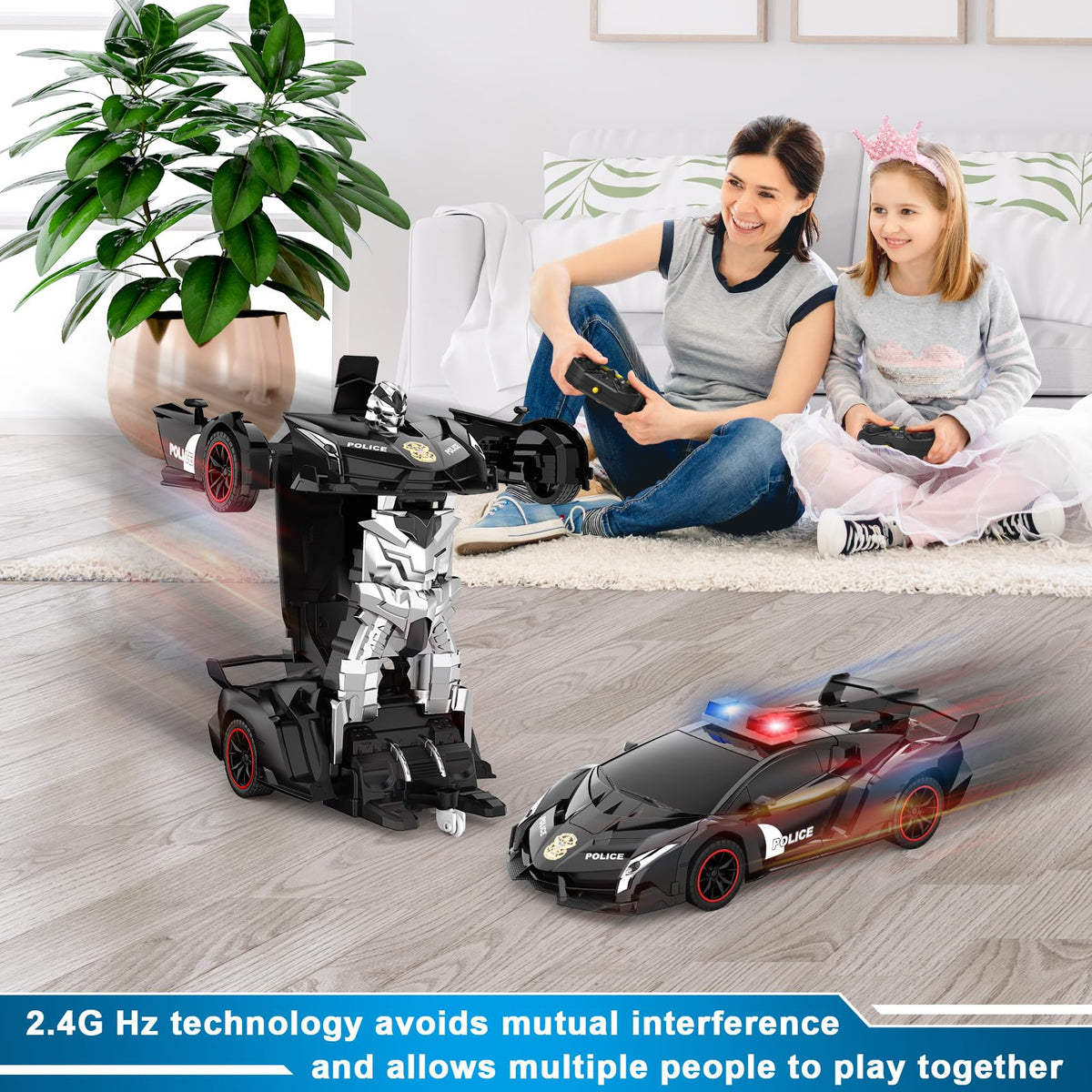 FDJ 2.4GHz RC car delivering interference-free multiplayer fun
