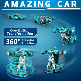 FDJ remote control car transitioning to robot mode for imaginative play