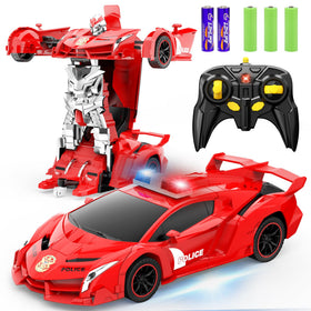 FDJ Transform: car-to-robot mode in action for imaginative play