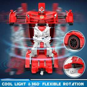 FDJ Transform robot drifting with 360-degree rotation