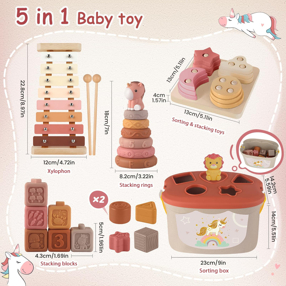 FEBALHS wooden xylophone introduces rhythm and early musical play