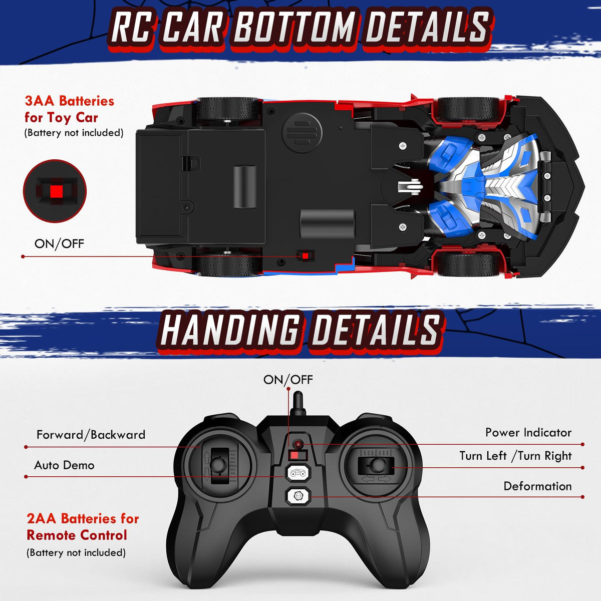 Febyhim remote car supports exciting parent-child battles with friends.