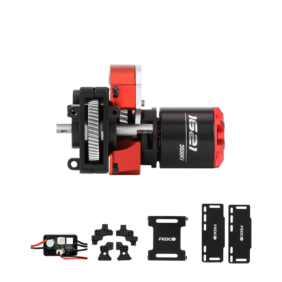 FEDCO SCX24 brushless motor and ESC combo with smooth low-speed control