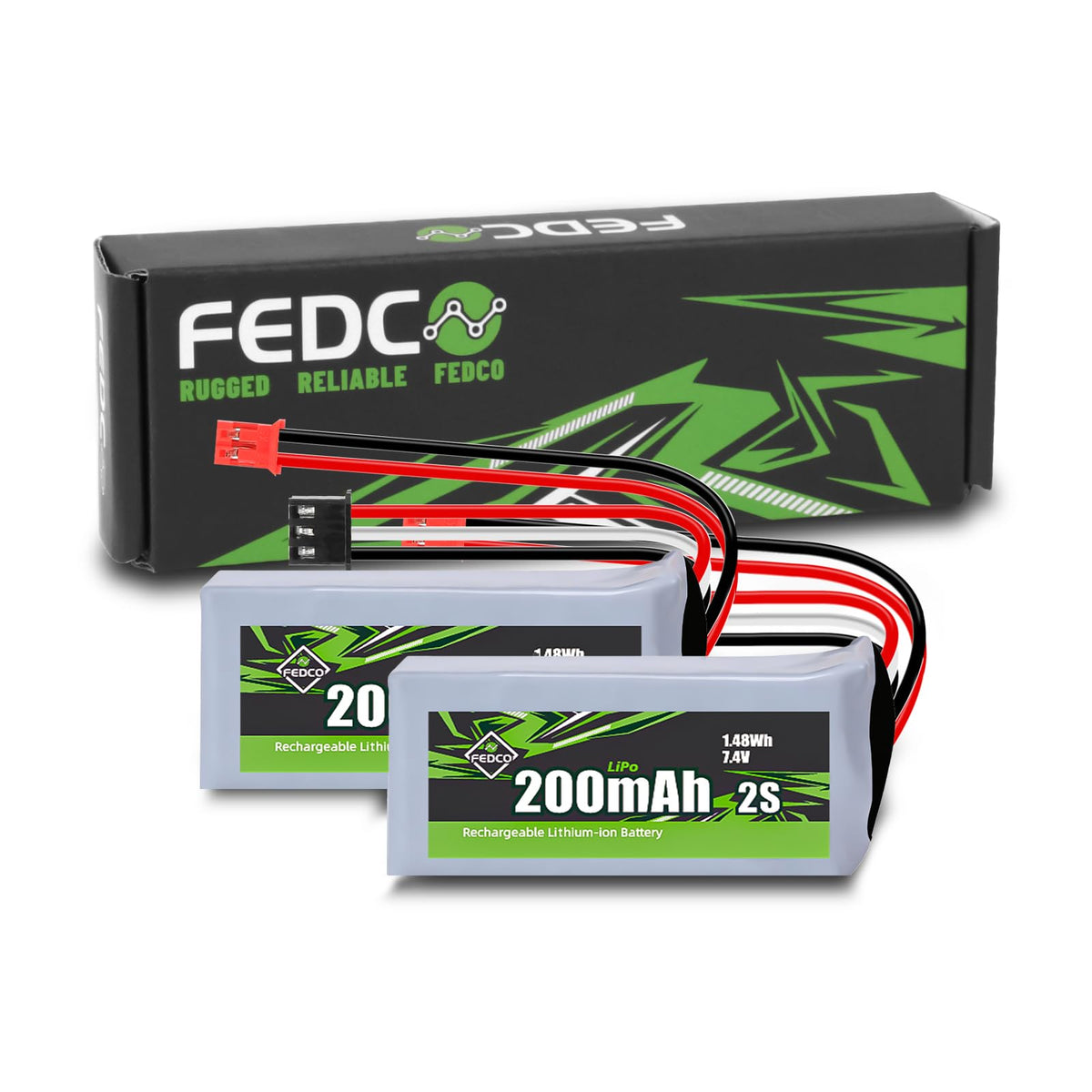 FEDCO SCX30 battery installed in Axial RC crawler for extended run time