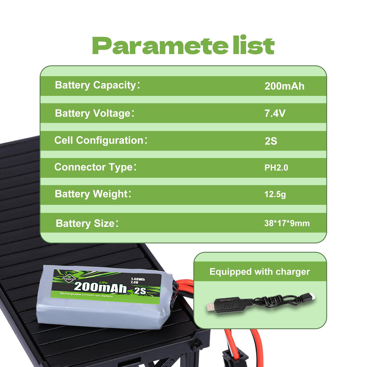 FEDCO SCX30 battery installed in Axial crawler for upgraded performance