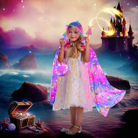 Fedio Mermaid headband lights up to add sparkle to princess moments.