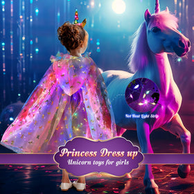 Fedio glitter unicorn purse with wings for playful dress-up storage.