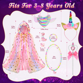 Fedio unicorn earrings for coordinated, sparkly dress-up.