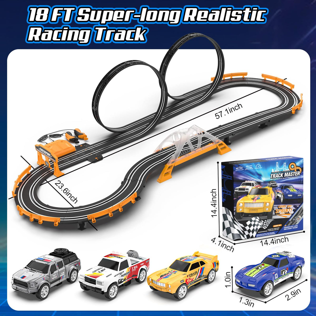 Fedonak track lap counter shows real-time race progress.